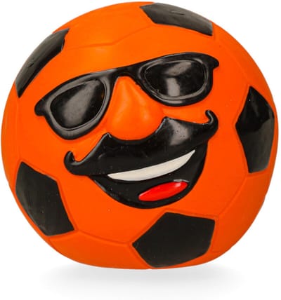 WK 2026 Oranje Hondenbal 9 cm - Honden speelgoed - WK Nederland