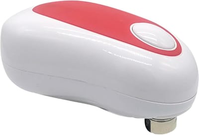 Elektrische Blikopener - Automatische opener - Gemakkelijk blikken openen - Geen scherpe randen - 1 stuk - Zwart