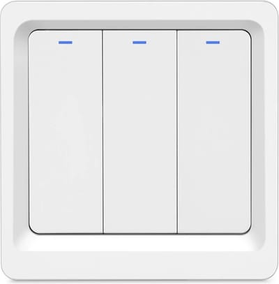 DrPhone SWS1 - Slimme Wifi Schakelaar - Lichtschakelaars 3 Gang - Geschikt voor IOS en Android - App: Smartlife - Compatible met Amazon Alexa of Google Assistant