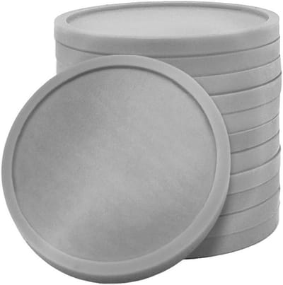 Blanco Consumptiemunten - Betaalmunten Jeton - Evenementen Organiseren - Sterk Polystyreen Materiaal - 1000 stuks - Zilver