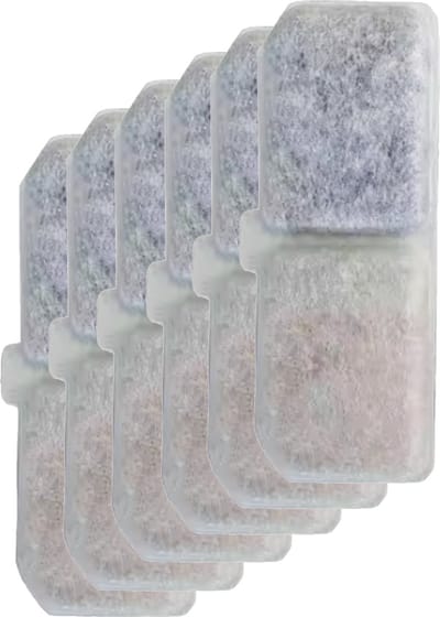 Boncy® Drinkfontein filter - 6 Stuks Filters voor Luxe Drinkfontein Kat & Hond - Hoge Kwaliteit Drinkfonteinen Vervangfilters - Kattenfontein Drinkfonteinfilter