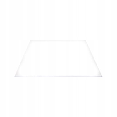 Polylaan lashelm vizier 114x133mm - helder, beschermend
