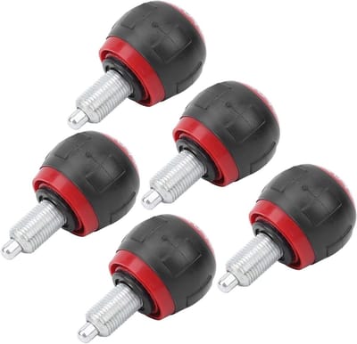 5 stuks 50x45mm M16 Fitness Pop Pin met Kartonnen Handvat - Rode Pop Pin voor Fitnessapparatuur