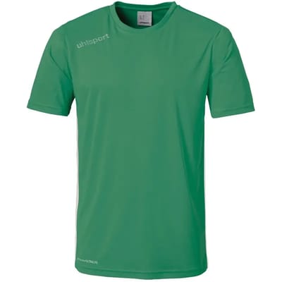 Uhlsport Essential Shirt Korte Mouw Kinderen - Groen / Wit | Maat: 104