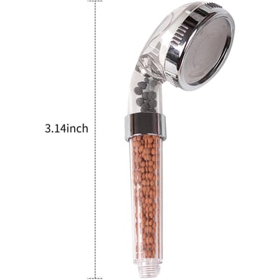 Pommeau de douche haute pression, économie d'eau, élimination du fluorure de chlore, eau dure Large