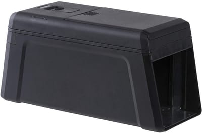 ApexArte® Muizenvallen voor Binnen - Elektrische Muizenval - Muizenval Dubbel - Zwart