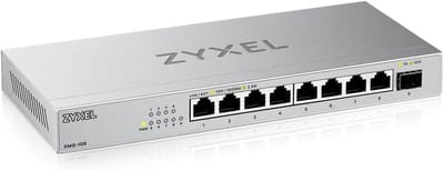 Netwerk Switch - Poort Hub - Sneller Internet - 2.5G Multi-Gig - 8 Poorten - Zwart