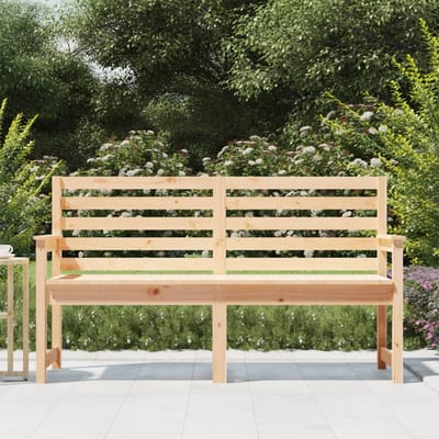 vidaXL - Tuinbank - 159,5x48x91,5 - cm - massief - grenenhout