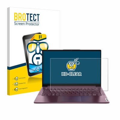 BROTECT - Screenprotector voor Lenovo Yoga Slim 7 14" Non-Touch - Folie Beschermfolie transparant