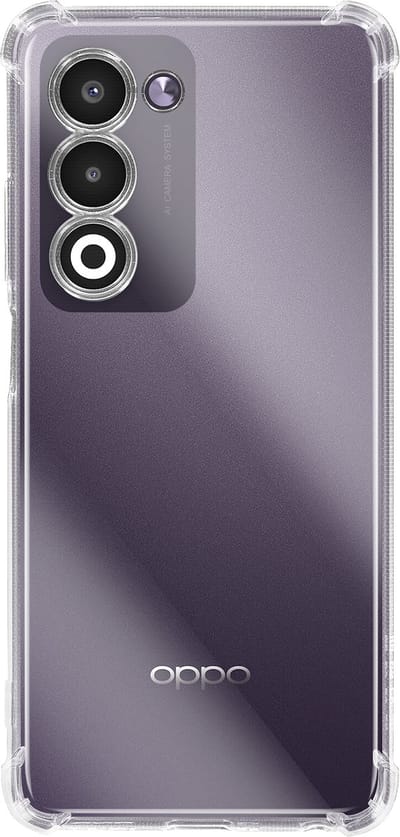 Mayaxess, Hoesje voor Oppo A5 van Siliconen met Versterkte Schokbestendige Hoeken, Transparant
