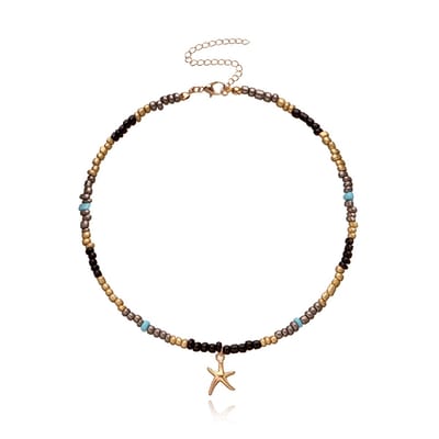 Jomide Choker Bohemian Zeester - Goudkleurig