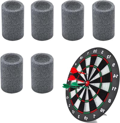 6 stuks dartslijper, dartpuntenslijper, slijtvaste dartpuntenslijper, dartpunten, accessoires, voor het slijpen van stalen punt en het verwijderen van weerhaken
