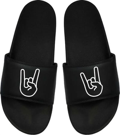 Cadeau Sint - Cadeau Kerst - Cadeau Badslippers - Badslippers Hard Rock - Cadeau - Heavy Metal 36