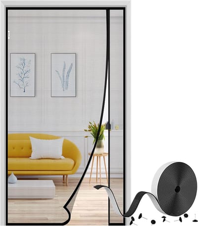 Magnetisch vliegengaas voor deur - Nieuwe insectenbescherming - 100 x 220 cm - Openingsmagnetisch vliegengordijn - Balkondeur - Terrasdeur