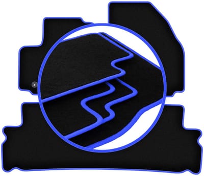 CARLUX-BLUE automatten voor: Ford Galaxy MK2 minivan (2006-2012)