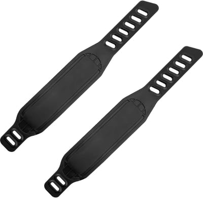 Thijox - Pedalbanden met Voetschlaufen voor Thuistrainer - Universele Fietspedaalbanden Heavy Duty Verstelbaar - 2 Stuks - Geschikt voor Stationaire F