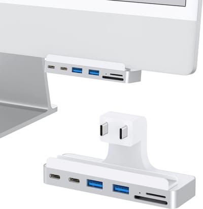 6-in-1 USB C-Hub Multiport Adapter voor iMac 24 inch