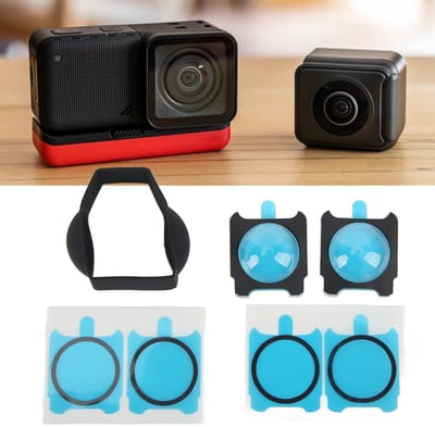 Dailygoody R RS Sticky Lens Guard - Anti-scratch HD-cameraschermbeschermer - Dubbellaagse bescherming - Zelfklevend - Schokbestendig - Geschikt ...