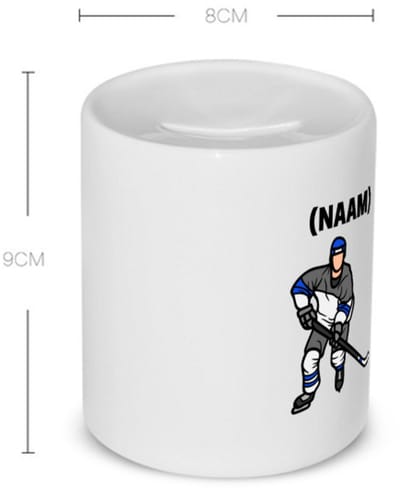 Akyol - ijshockey met eigen naam Spaarpot - Sport - ijshockeyer - sport - 350 ML inhoud