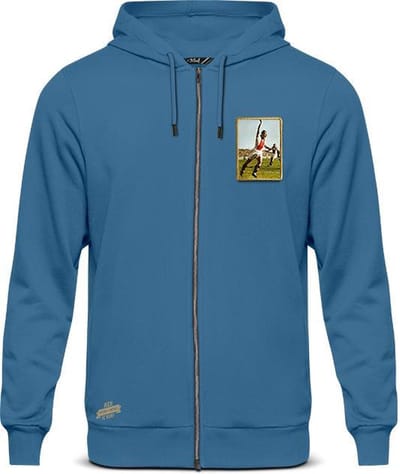 FC Kluif 'Shirtje ruilen' vest blauw - Maat L / Large - Heren lifestyle vest - Hoodie met rits - Katoen
