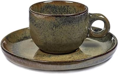 Serax Sergio Herman Surface indi grey kop + schotel espresso prijs 1 stuk