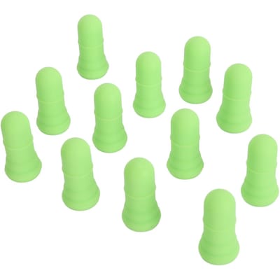 12 STUKS Gezichtscuppingset Verlichting van oogvermoeidheid Siliconen Vacuümzuiging Massagecups Schoonheidsinstrument voor groen