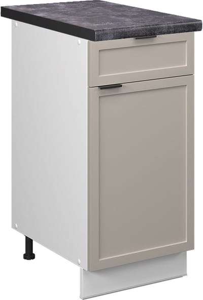 Vicco Fame-Line Keukenonderkast – 40 cm, WB Antraciet GrijsBeige