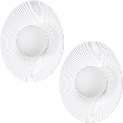2 Stuks Wandlamp Moderne Slaapkamer Wandlampen Creatieve voor Woonkamer Wit