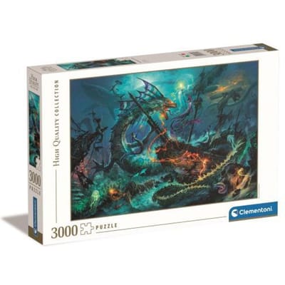 Clementoni - Puzzel - 3000 Stukjes - Landschap met Kasteel - Puzzel Voor Volwassenen - High Quality Collection