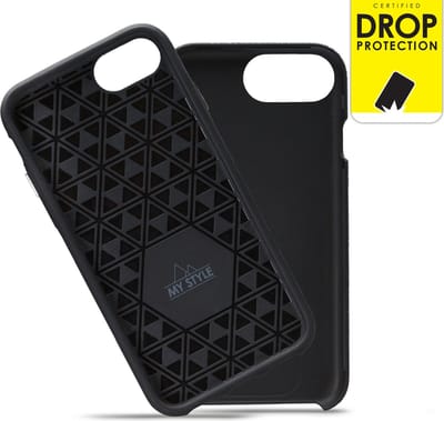 My Style Hoesje geschikt voor Apple iPhone 6 Telefoonhoesje Hardcase | My Style Tough Backcover Shockproof | Schokbestendig iPhone 6 Telefoonhoesje | Anti Shock Proof - Zwart