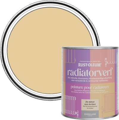 Rust-Oleum Geel Radiatorverf Zijdeglans - Zandstorm 750ml