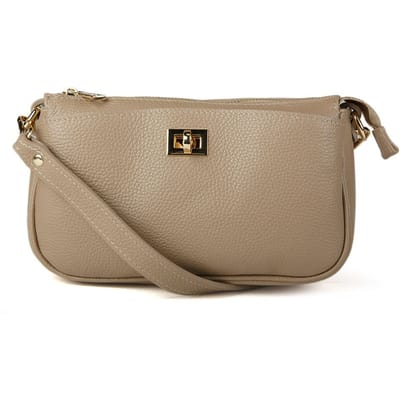 Giulia Monti Schoudertas Grijs Beige