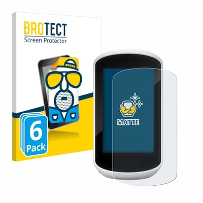 BROTECT - Screenprotector voor Garmin Edge Explore 2018 - Folie Beschermfolie matte 6 Stuks