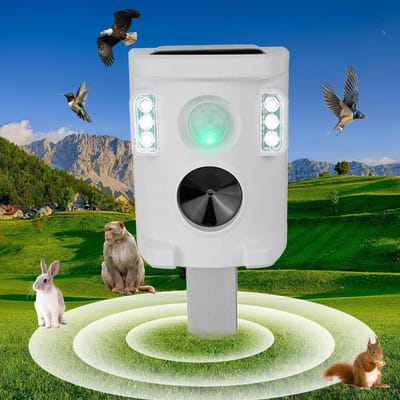 Kattenverjager - Kattenschrik - Katten Verjager voor de Tuin - Kattenverjager op Zonne-energie - Katten Verjager