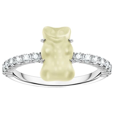Thomas Sabo - TR2459-052-14-50 - Ring - 925 zilver - Dames - Goldbär wit - Ringmaat 50