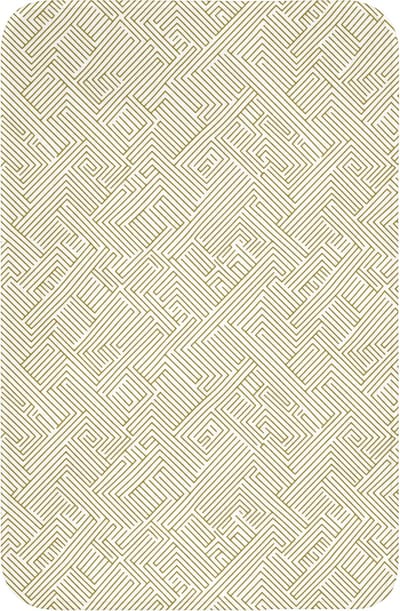 WC mat 40x60 cm - Antislip - Geometrisch - Lijnen - Groen - Toiletmat - Vloermat - Douchemat - Toilet tapijt - Toiletmatten