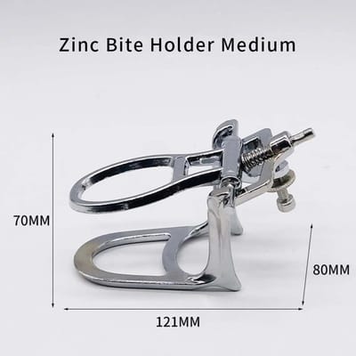 Tosr 1 pièce Articulateur Dentaire Simple Cadre Métallique Dispositif d'Occlusion pour la Dentisterie Restauration Outil Occlusal Mécanique