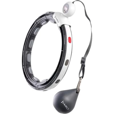HMS HHM15 - Magnetisch Hula-hop - Zwart - Met Magneet en Gewicht - LCD Teller