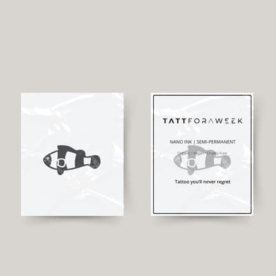 Tijdelijke tattoo nemo | Neptattoo volwassenen | Tijdelijke tattoo voor volwassenen | Temporary tattoo | Plaktattoos voor volwassenen | Neptattoos | Probeer zorgeloos een tattoo | tattforaweek