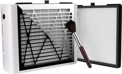 Thuys - Nagel Afzuiger Wit 60W - Nagelstofzuiger voor Acryl en Gel - 2 Herbruikbare Filters - voor Thuis en Salon