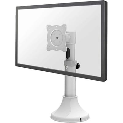 Neomounts FPMA-D025SILVER Tafelbeugel voor monitor 25,4 cm (10) - 76,2 cm (30) In hoogte verstelbaar, Kantelbaar, Roteerbaar Zilver