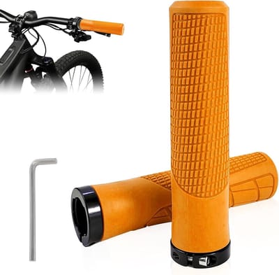 Ergonomische Fietshandvatten voor 22 mm Stuur, Geschikt voor Mountainbikes, Stadsfietsen en Scooters met Comfort Grip