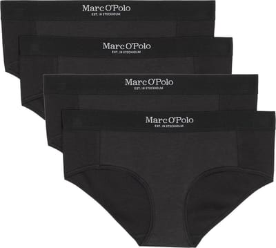 Marc O'Polo Dames hipster slip 4 pack Iconic Rib