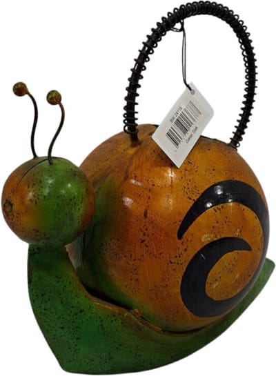 Gieter, Slak, Metaal, Tuindecoratie, Art Bizniz, 24118, 29x16x26cm