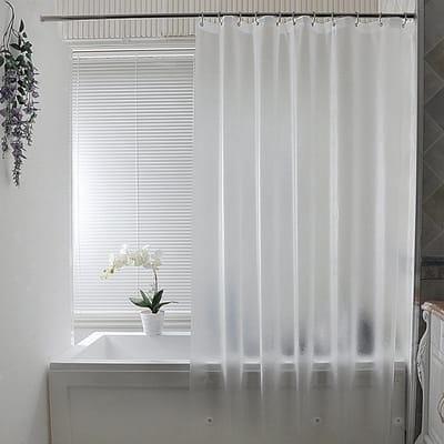Douchegordijn 180 x 180 cm Dikker Matte Translucent Waterdicht en Schimmelbestendig