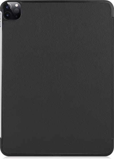 Hoes - Geschikt voor Apple iPad Pro (2022) - 11 inch - 4e generatie - Dun & Stevig - Trifold Bookcase - Hard Cover - Hardcover Book Case - Tablet Hoesje - Zwart