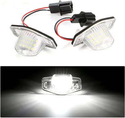 Set van 2x 18-LED Kentekenplaatverlichting voor Diverse Honda Modellen