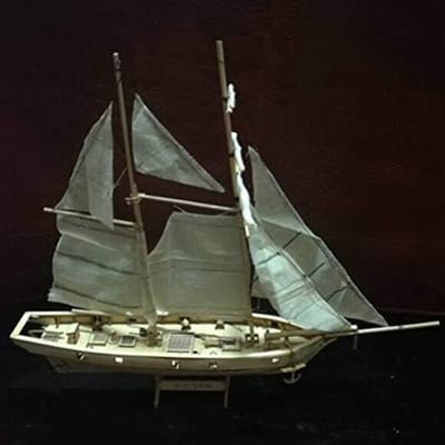 Houten zeilschip modelbouwset, DIY scheepsbouwset voor modelboten, perfect voor hobbyisten en verzamelaars