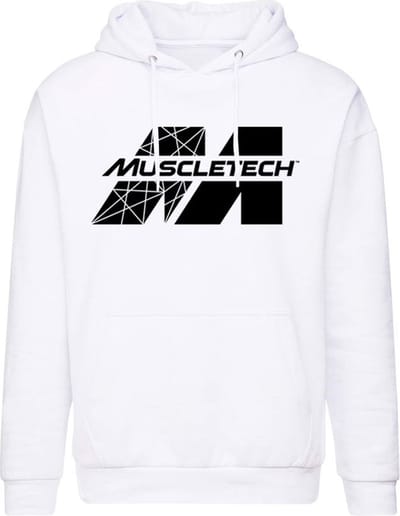Muscletech Hoodie Maat M Wit