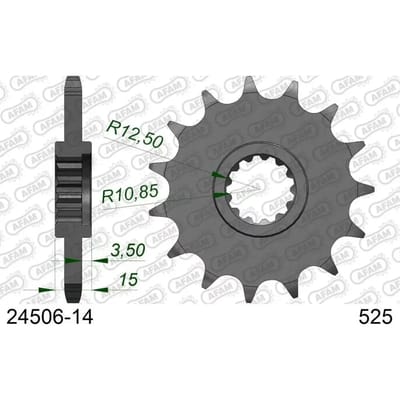 Tandwiel Afam 525